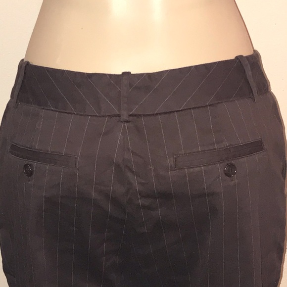 Worthington Stretch Dress Bermuda Shorts Brown 10 - Picture 4 of 5